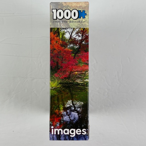 Images Pond Reflections 1000 pc Jigsaw Puzzle autumn fall woods landscape NEW - Picture 5 of 8